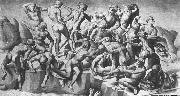 Michelangelo Buonarroti Battle of Cascina France oil painting artist